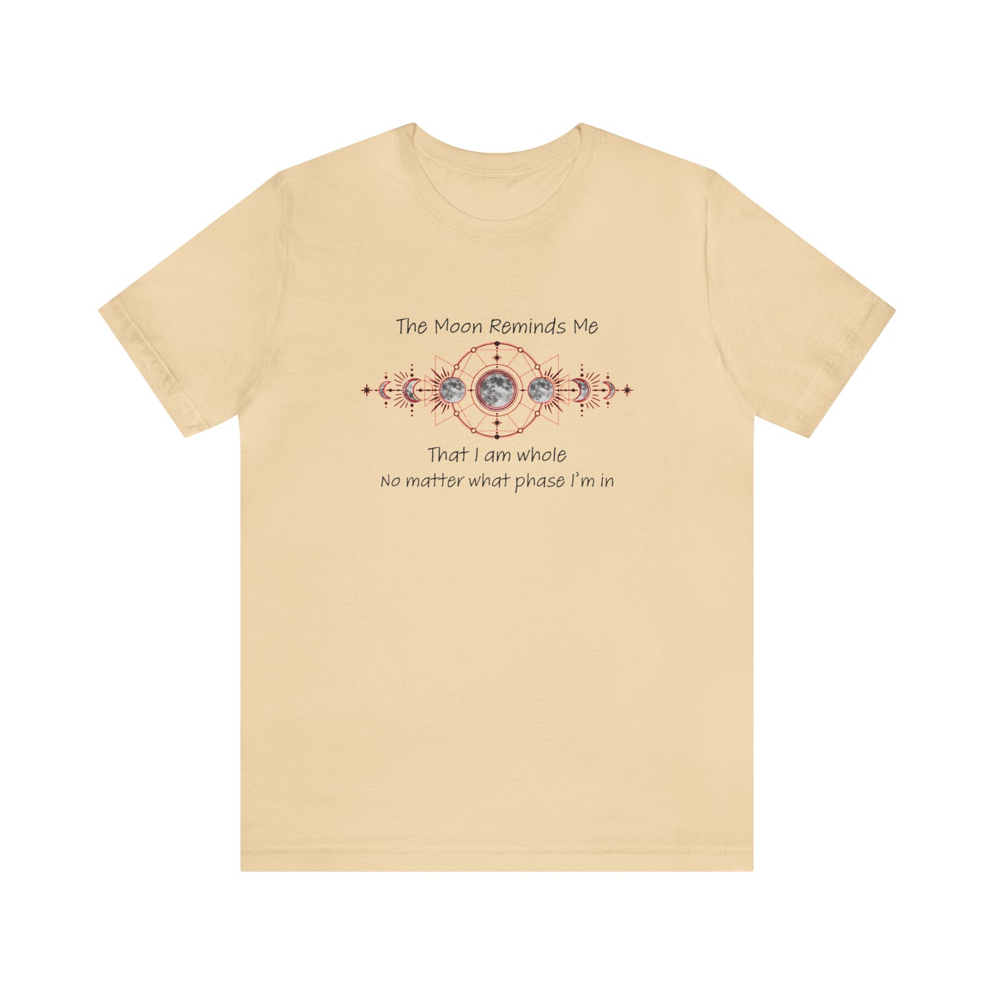 Moon Phase Inspirational Unisex Jersey Short Sleeve Tee
