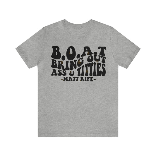 Matt Rife B.O.A.T. Unisex Jersey Short Sleeve Tee