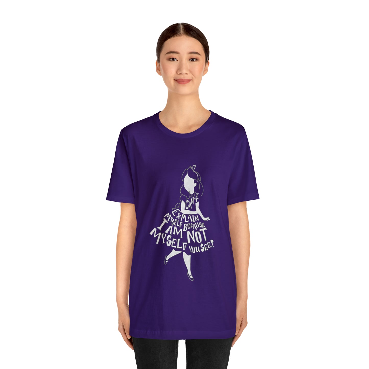 Alice In Wonderland Unisex Jersey Short Sleeve Tee