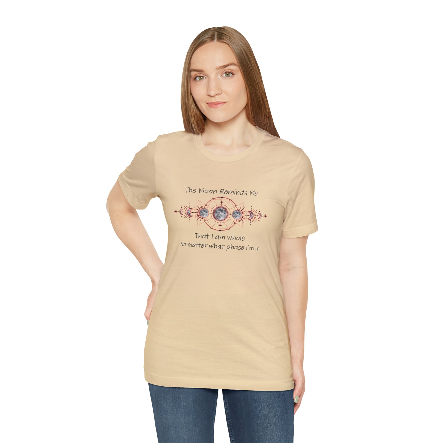 Moon Phase Inspirational Unisex Jersey Short Sleeve Tee