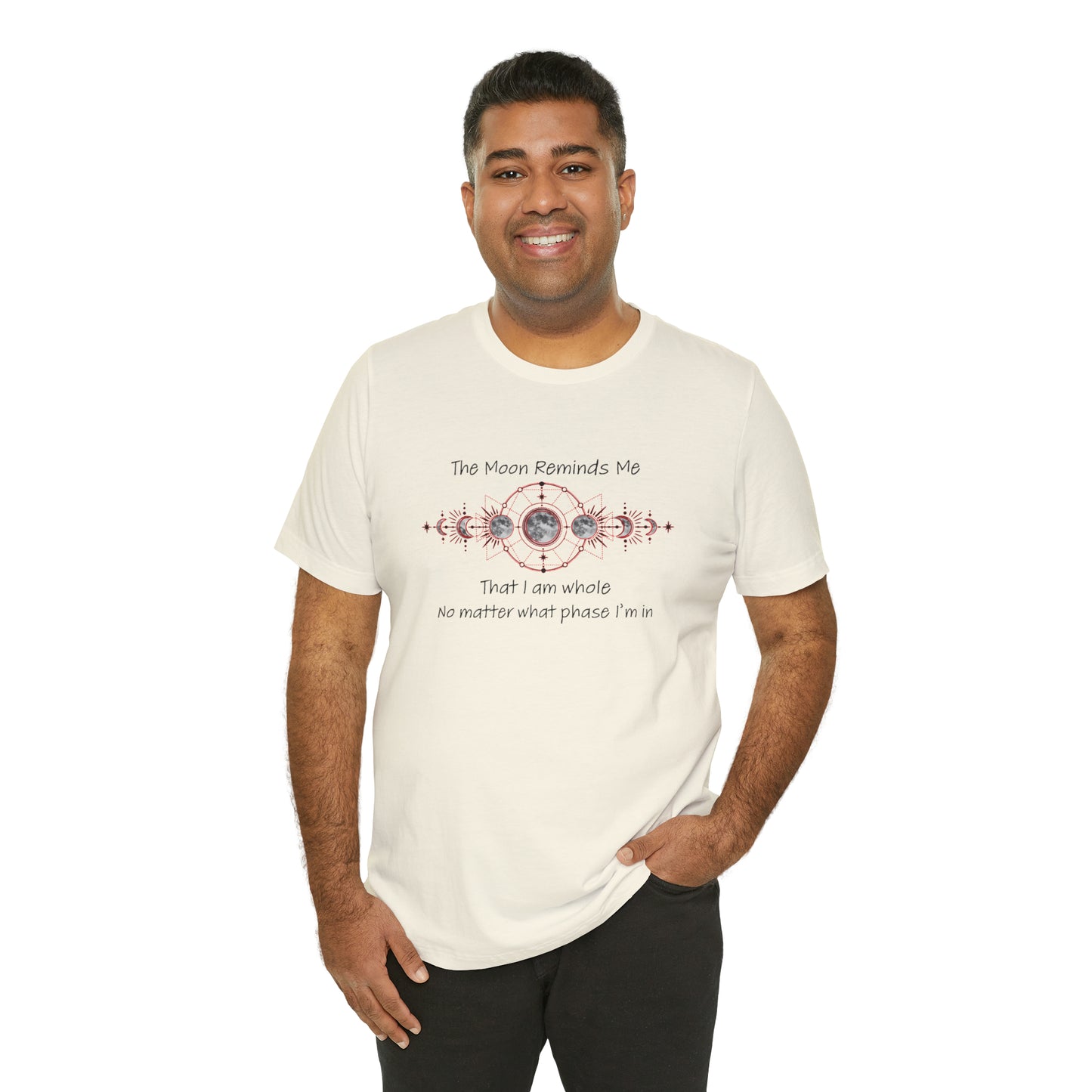 Moon Phase Inspirational Unisex Jersey Short Sleeve Tee