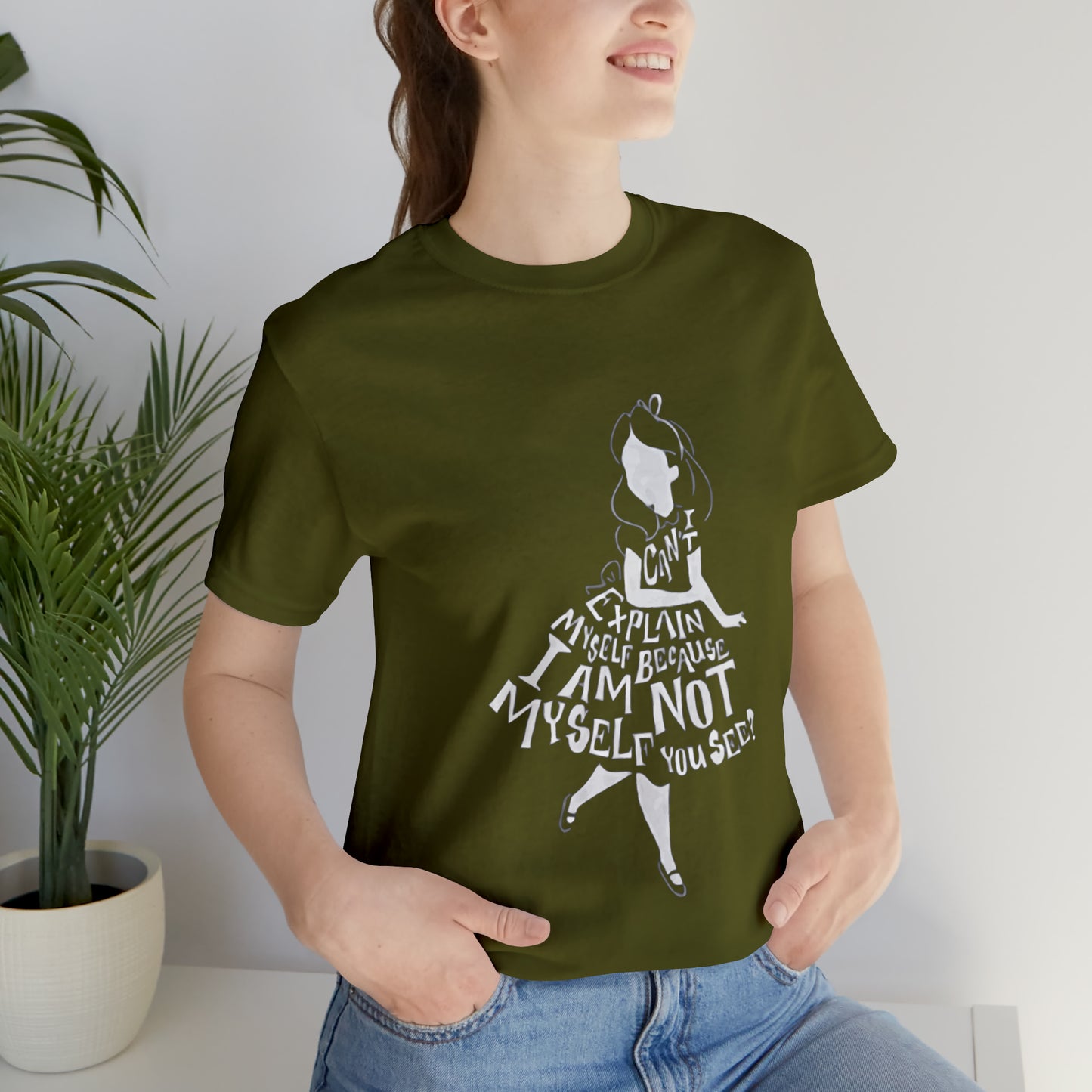 Alice In Wonderland Unisex Jersey Short Sleeve Tee