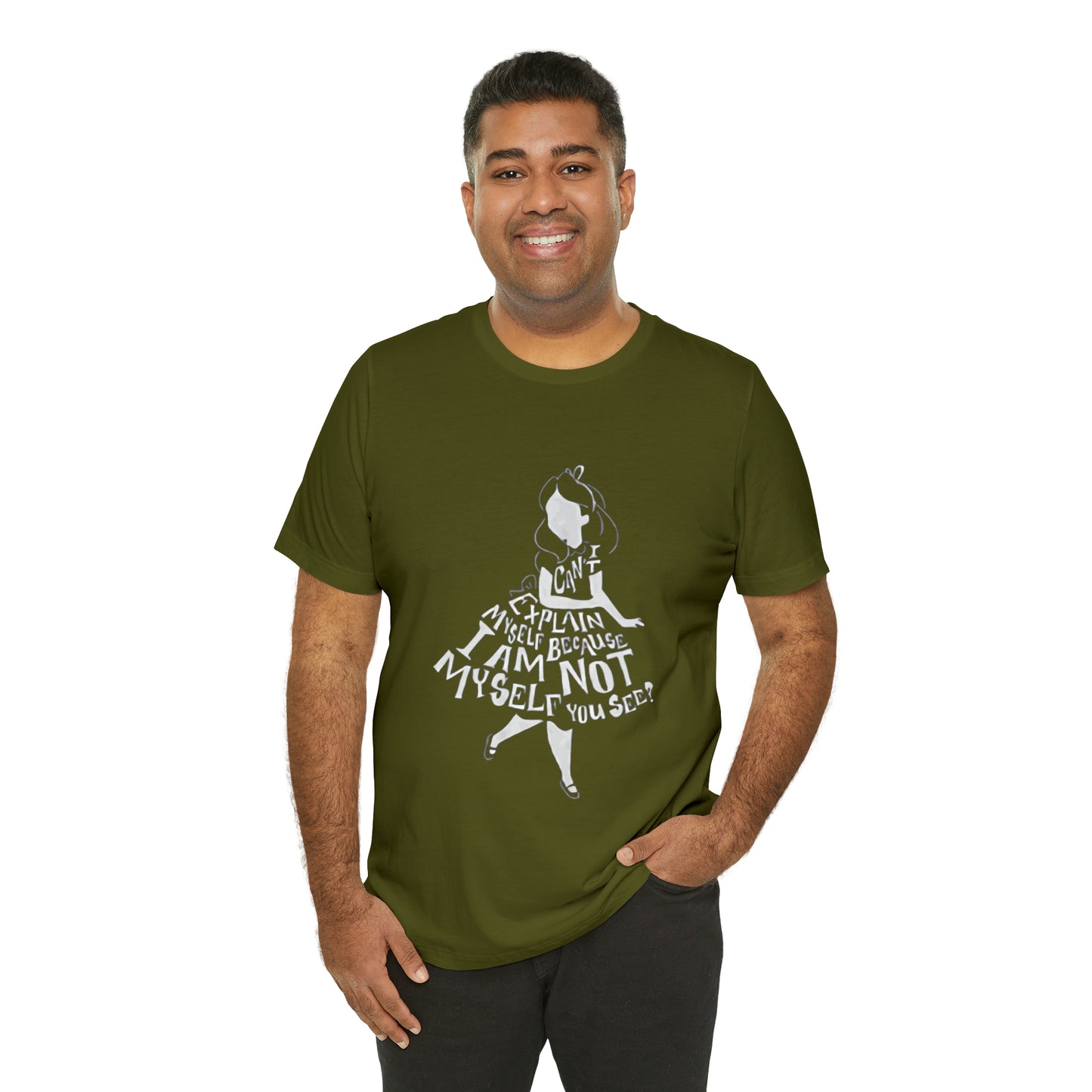 Alice In Wonderland Unisex Jersey Short Sleeve Tee