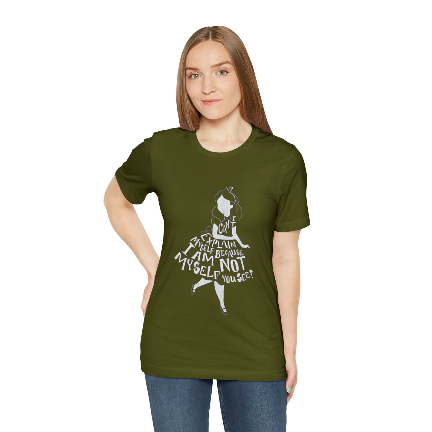 Alice In Wonderland Unisex Jersey Short Sleeve Tee