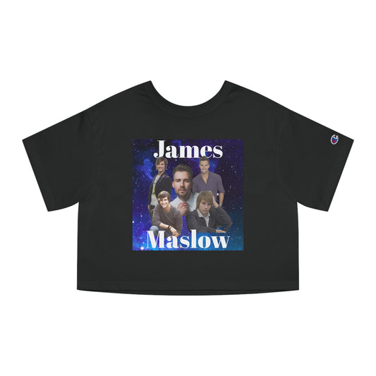 2 Sided Print - Big Time Rush - James Maslow - Champion Women's Heritage Cropped T-Shirt