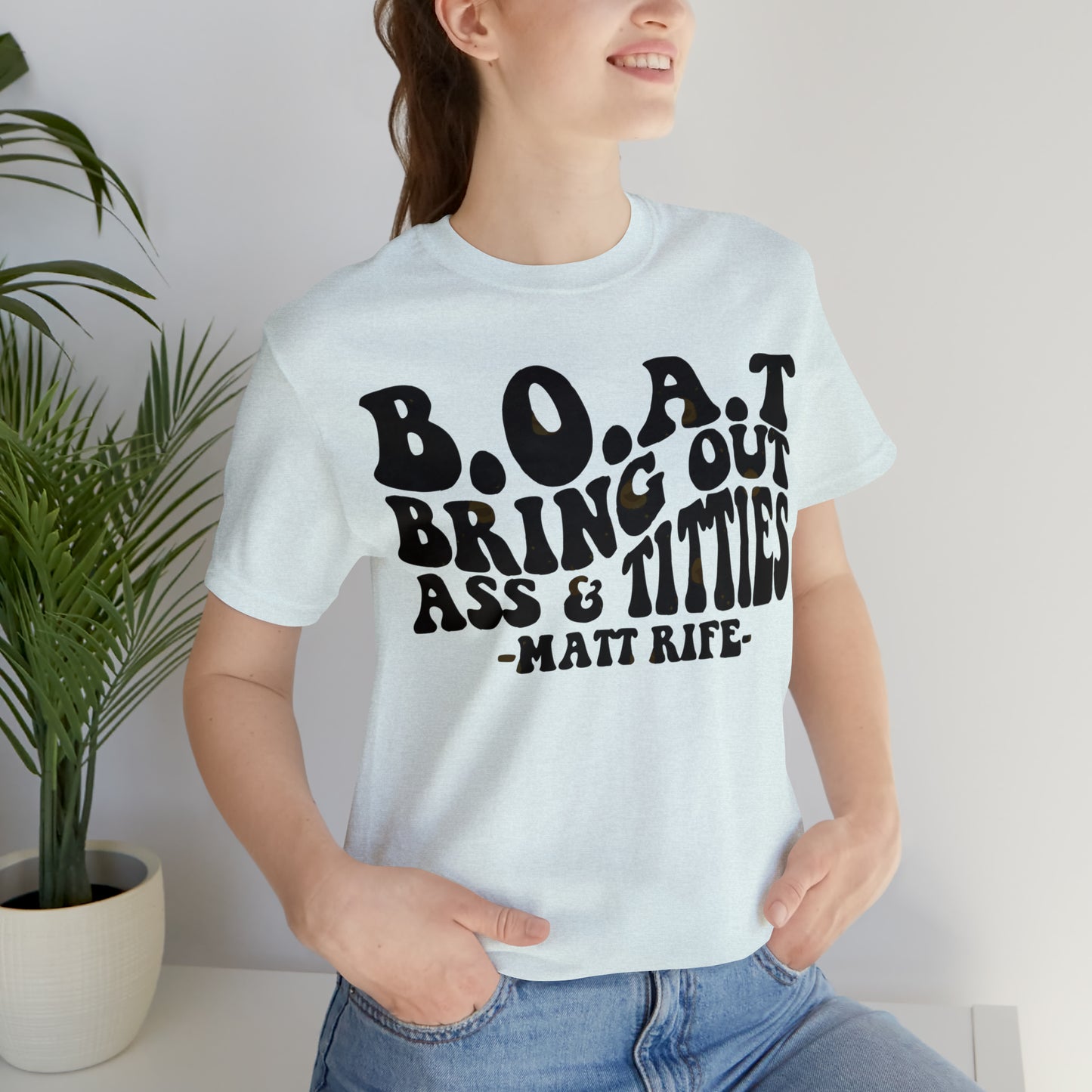 Matt Rife B.O.A.T. Unisex Jersey Short Sleeve Tee