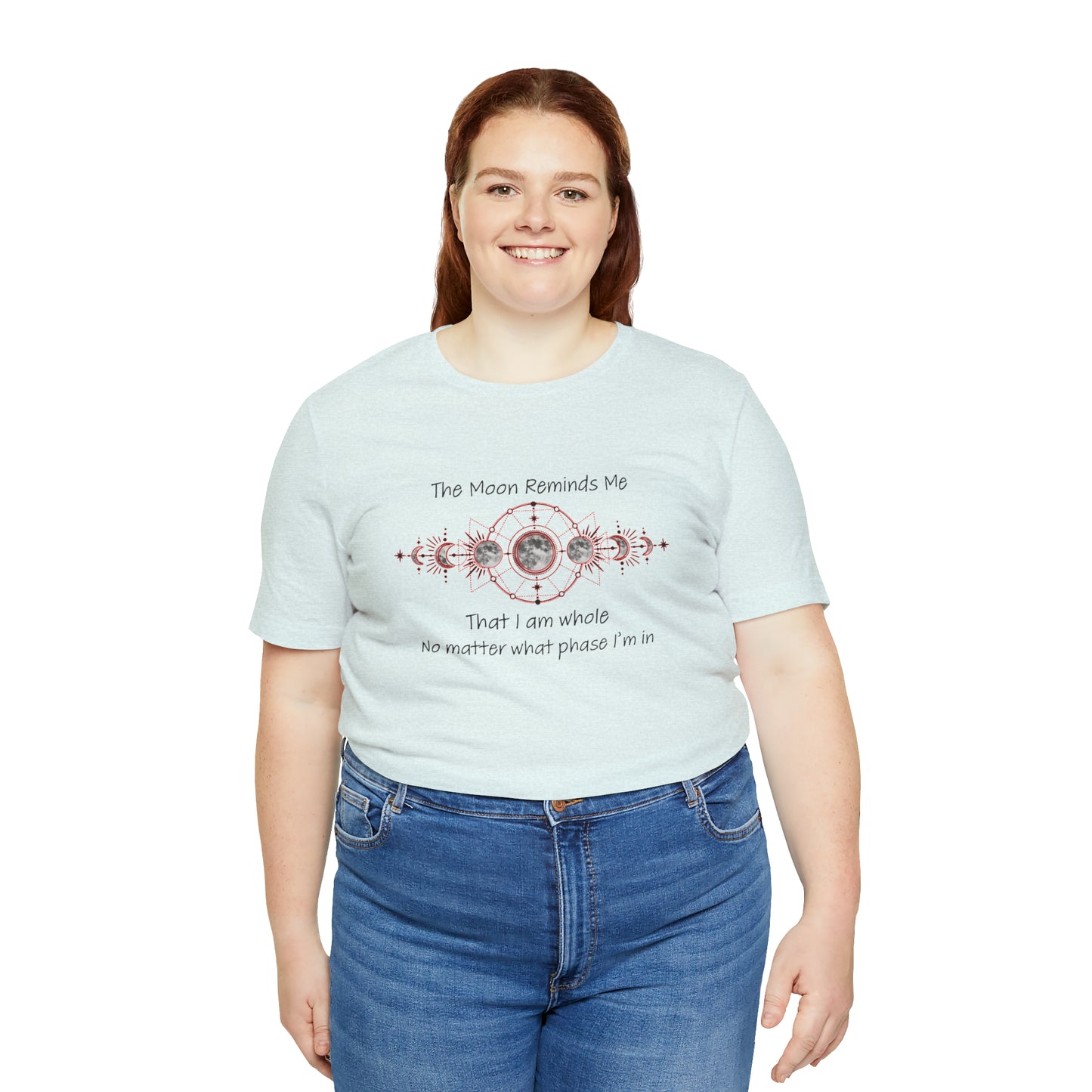 Moon Phase Inspirational Unisex Jersey Short Sleeve Tee