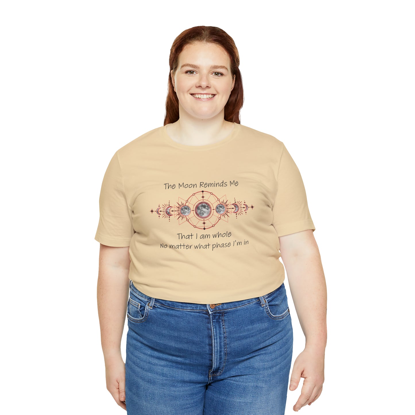 Moon Phase Inspirational Unisex Jersey Short Sleeve Tee