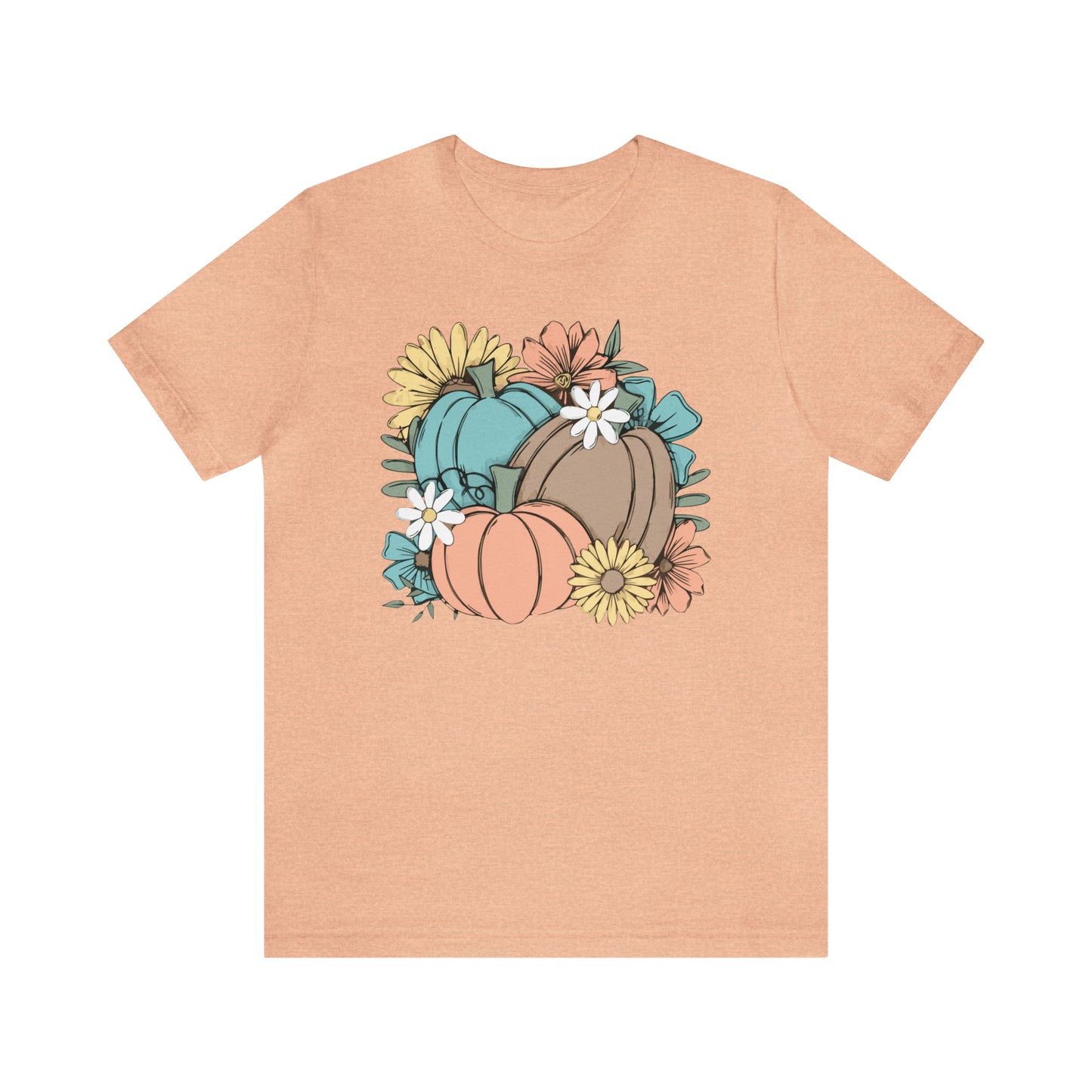 Fall Pumpkin Unisex Jersey Short Sleeve Tee