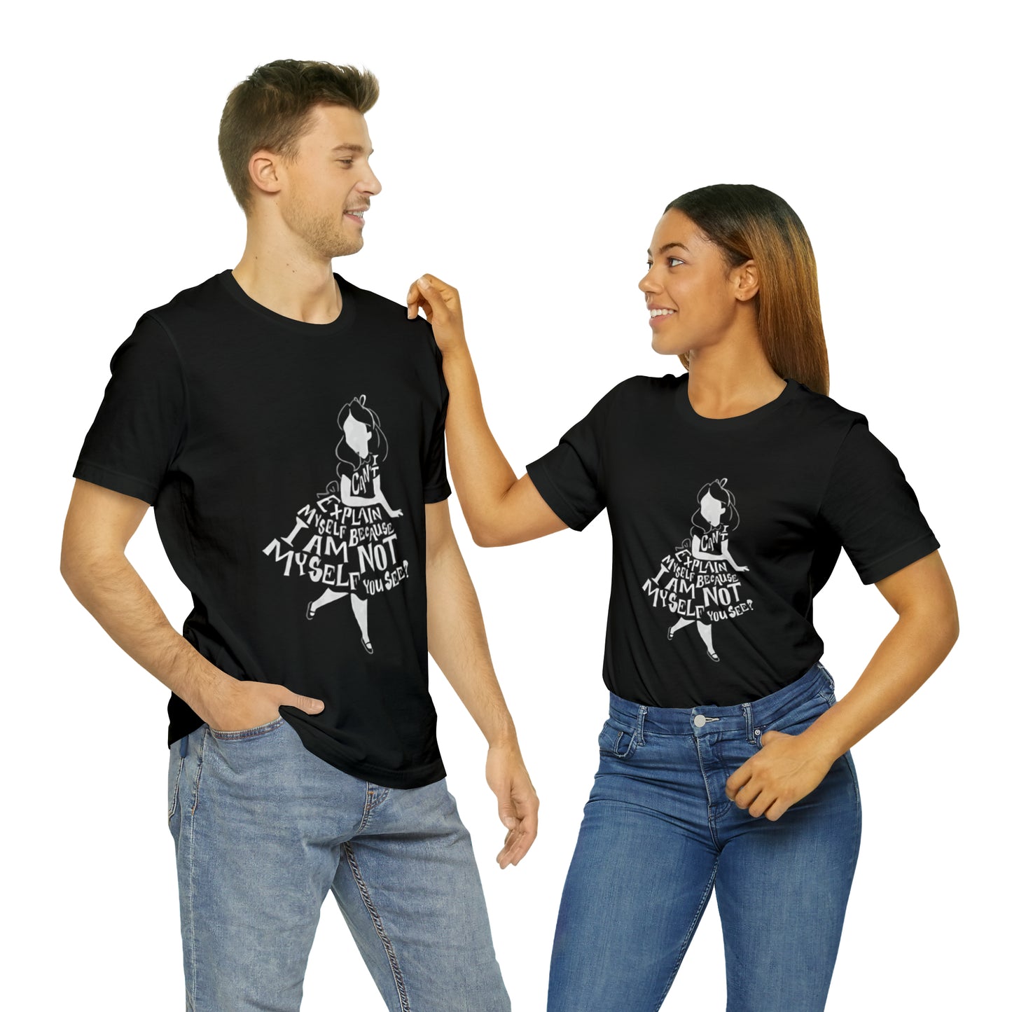 Alice In Wonderland Unisex Jersey Short Sleeve Tee