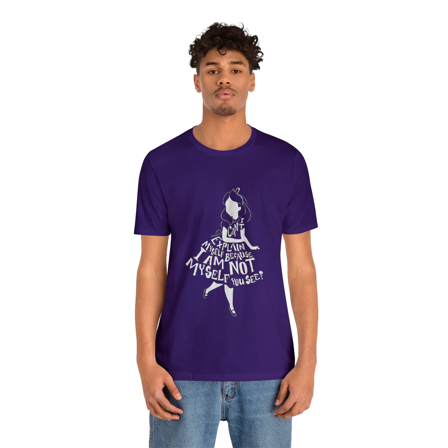 Alice In Wonderland Unisex Jersey Short Sleeve Tee