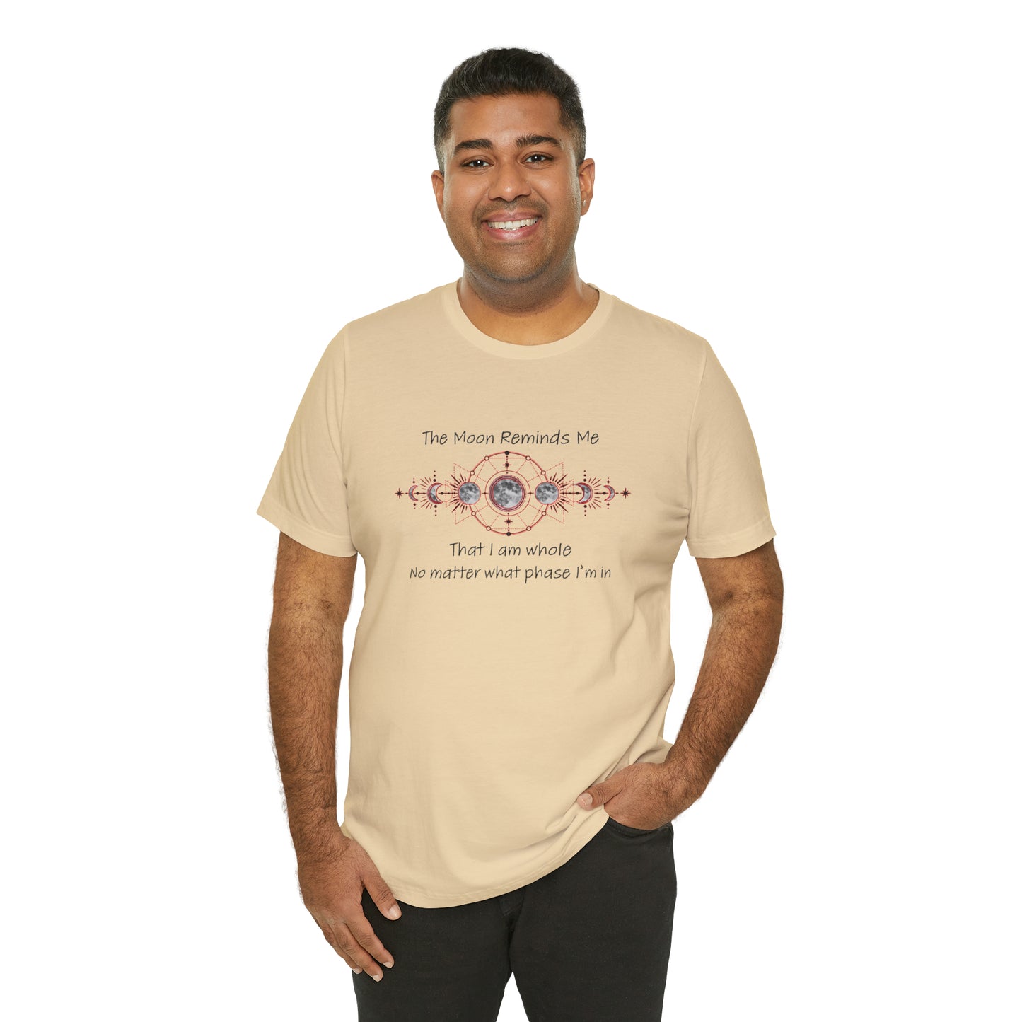 Moon Phase Inspirational Unisex Jersey Short Sleeve Tee