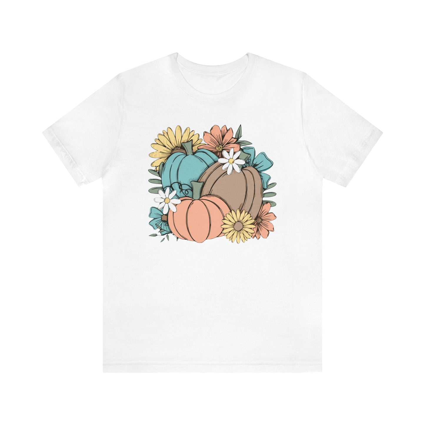 Fall Pumpkin Unisex Jersey Short Sleeve Tee