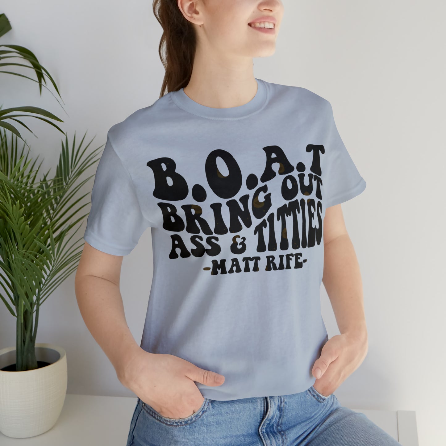 Matt Rife B.O.A.T. Unisex Jersey Short Sleeve Tee