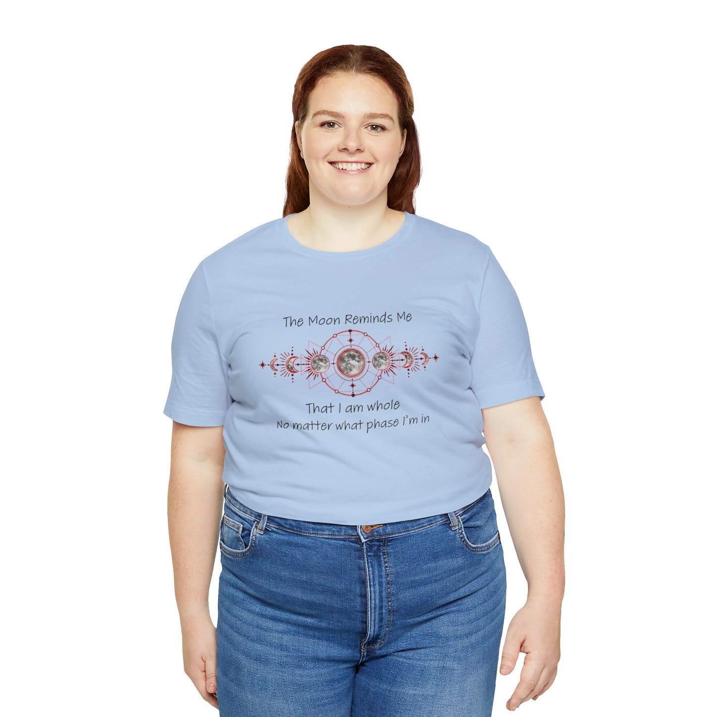 Moon Phase Inspirational Unisex Jersey Short Sleeve Tee