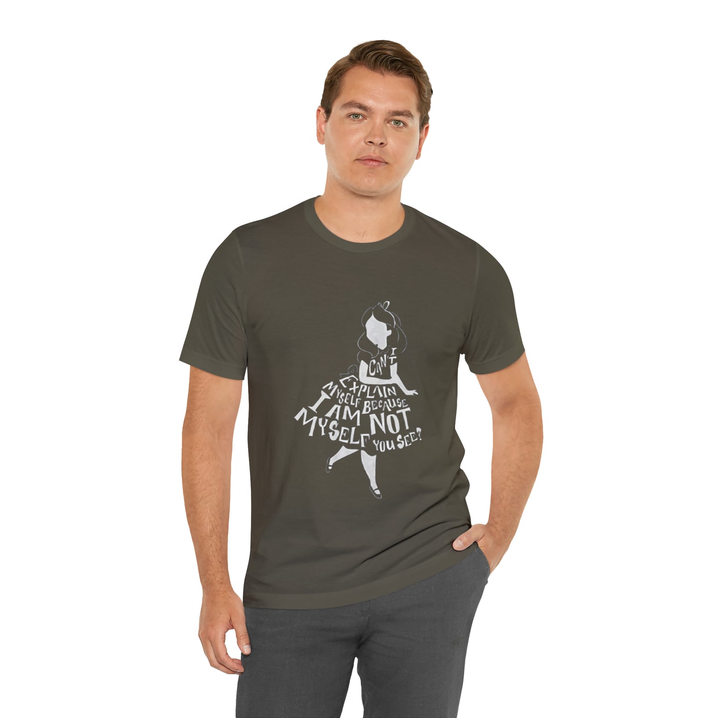 Alice In Wonderland Unisex Jersey Short Sleeve Tee
