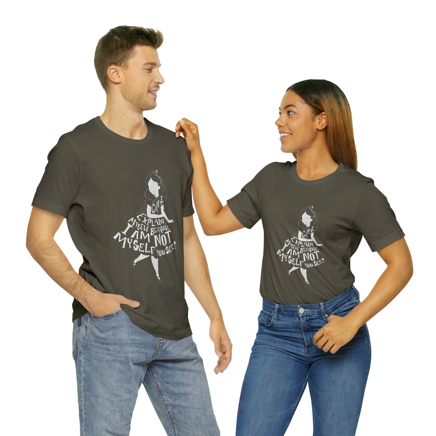 Alice In Wonderland Unisex Jersey Short Sleeve Tee