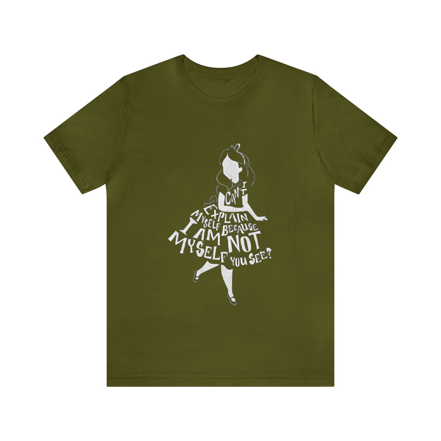 Alice In Wonderland Unisex Jersey Short Sleeve Tee