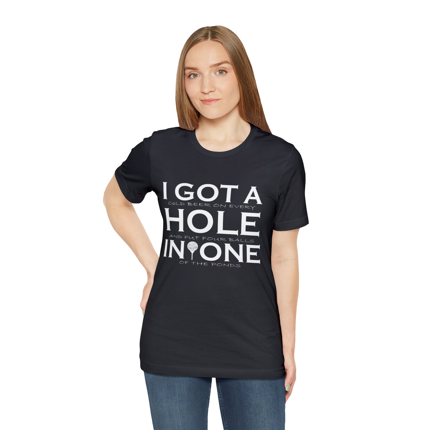 Golf - Hole In One - Unisex Jersey Short Sleeve Tee