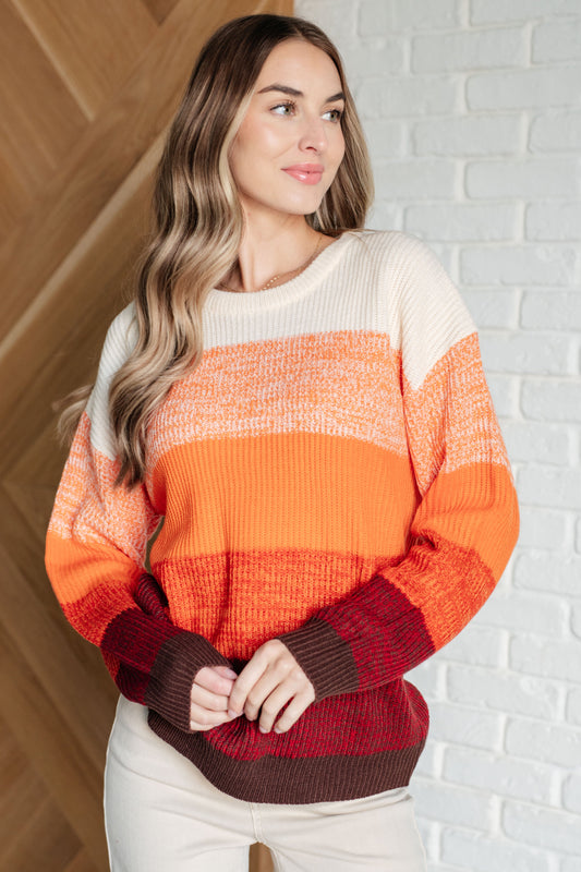 All Too Well Color Block Sweater