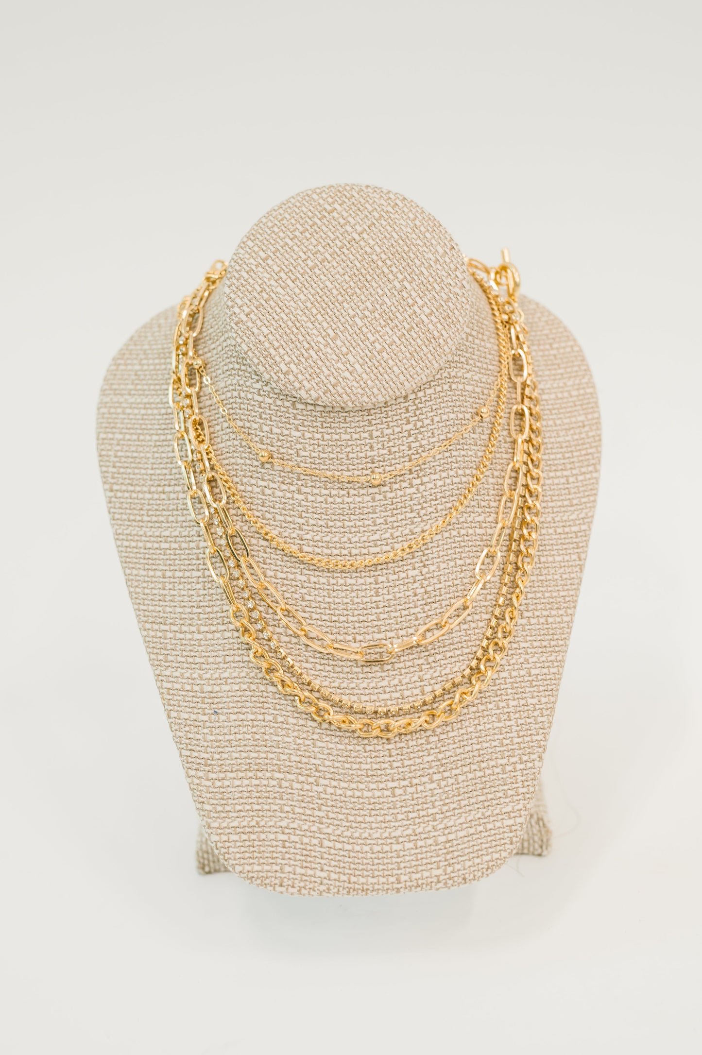 Golden Hour Links Everyday Set in Gold