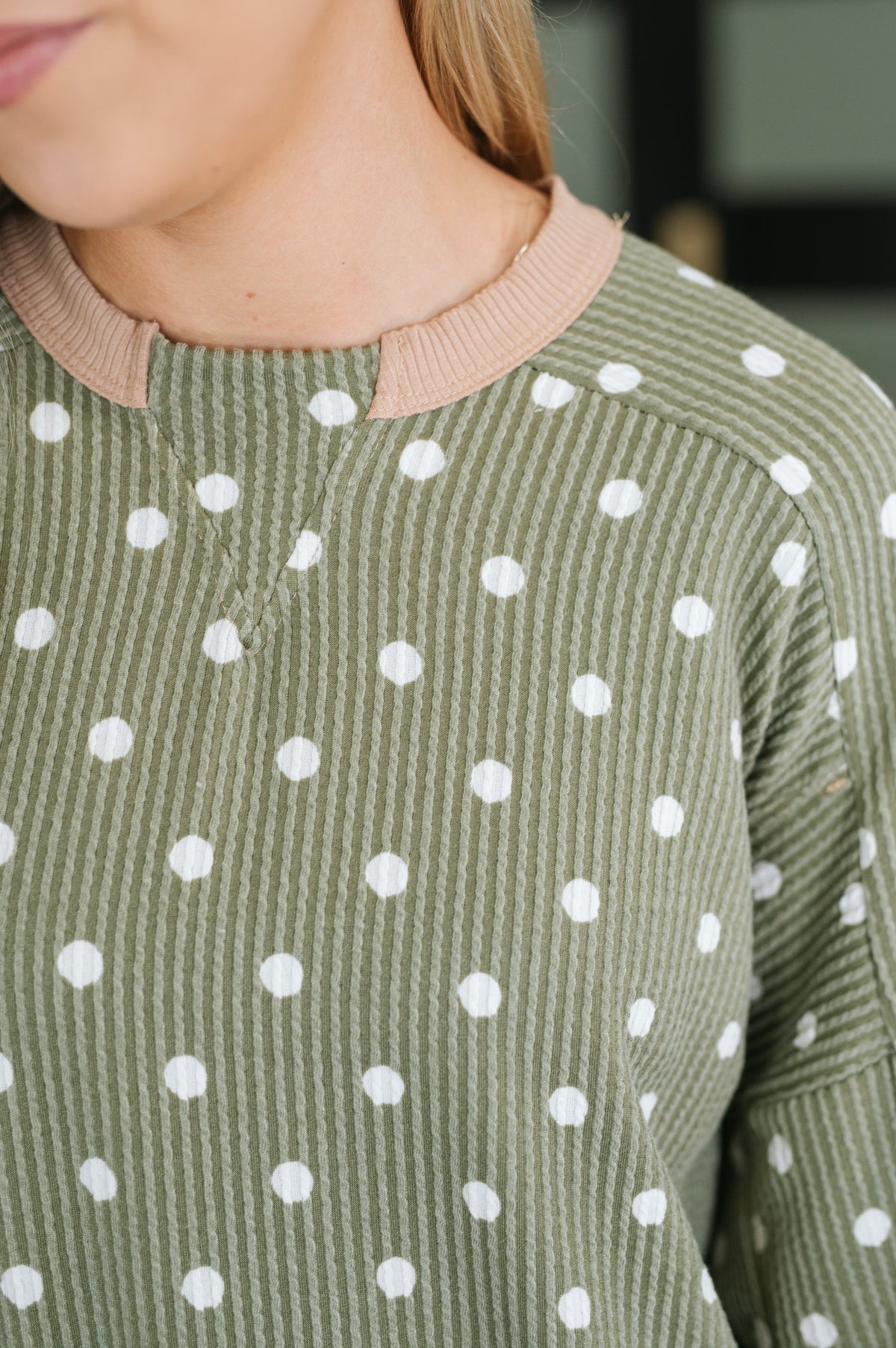 Speaks for Itself Textured Relaxed Pullover