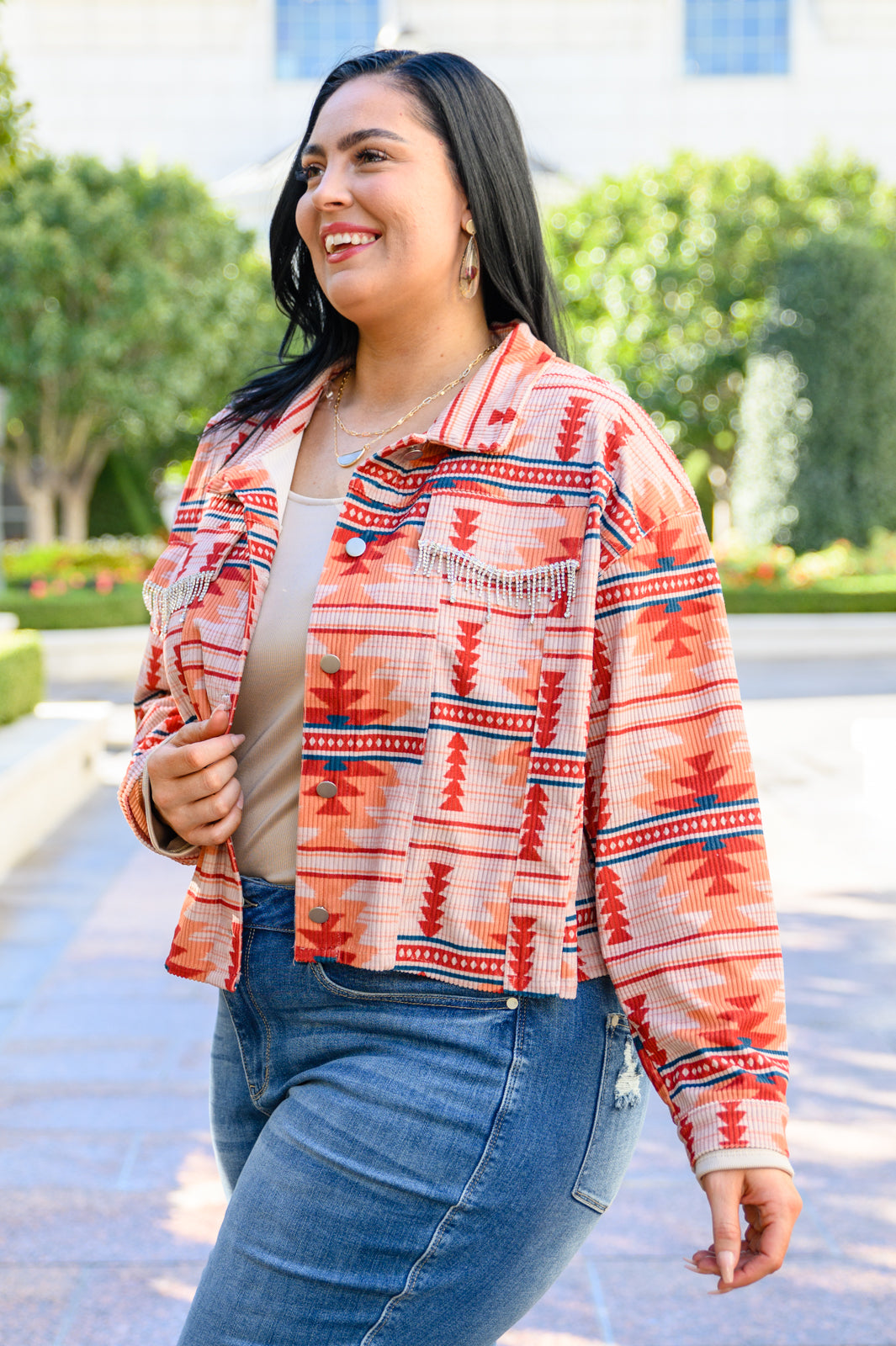 Breaking Free Western Print Jacket